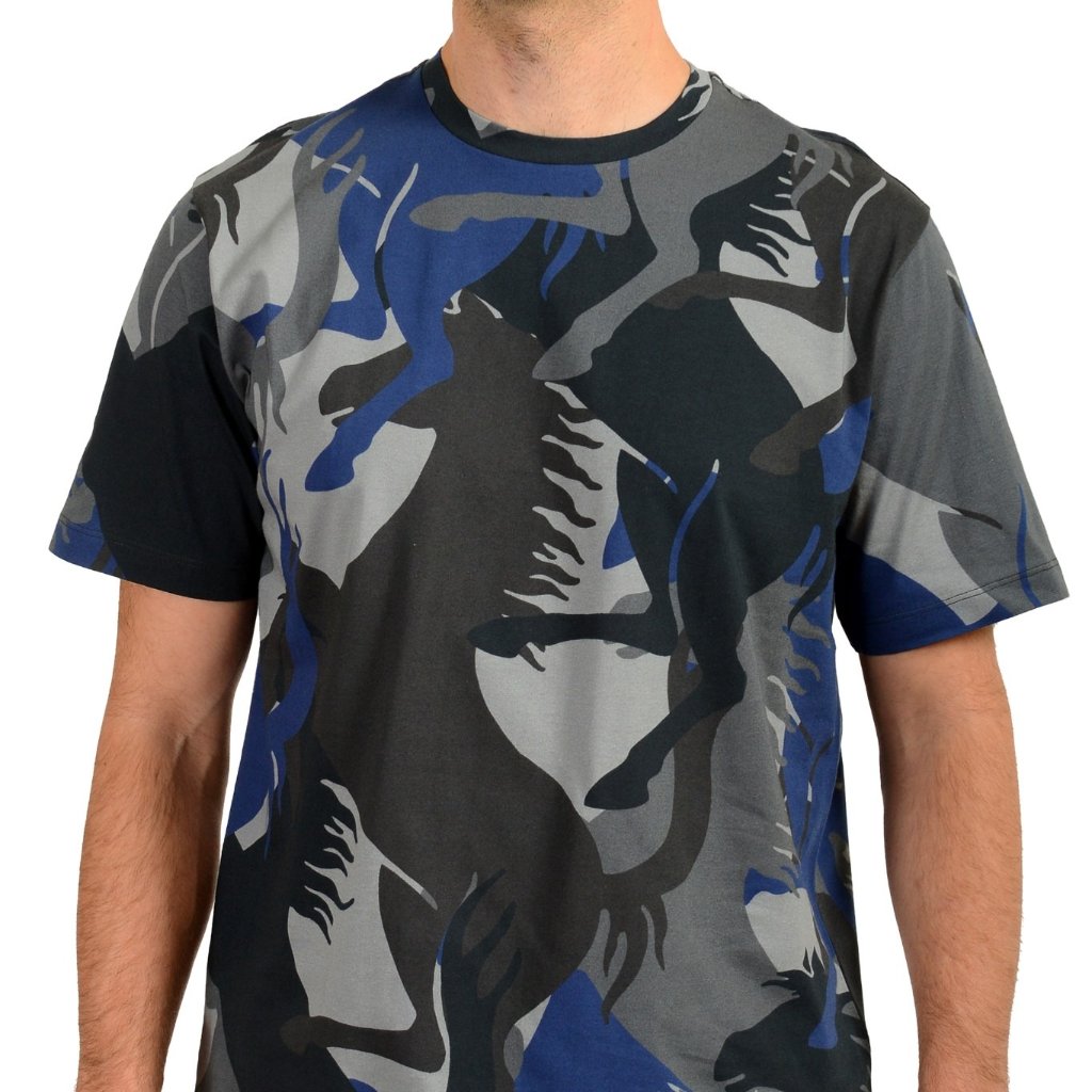 Scuderia Ferrari Fluid "Camouflage" Cotton Short Sleeve T-Shirt Us M It 50